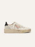 HYPER Sneakers in White and Pink Leather