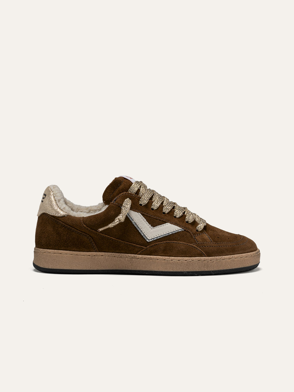 Baskets PLAYNEW en Daim Marron 