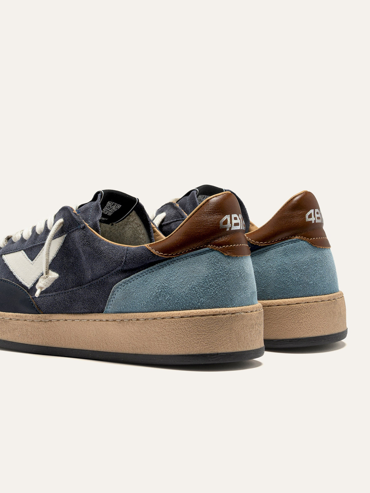 PLAYNEW Sneakers in Navy Blue and Light Blue