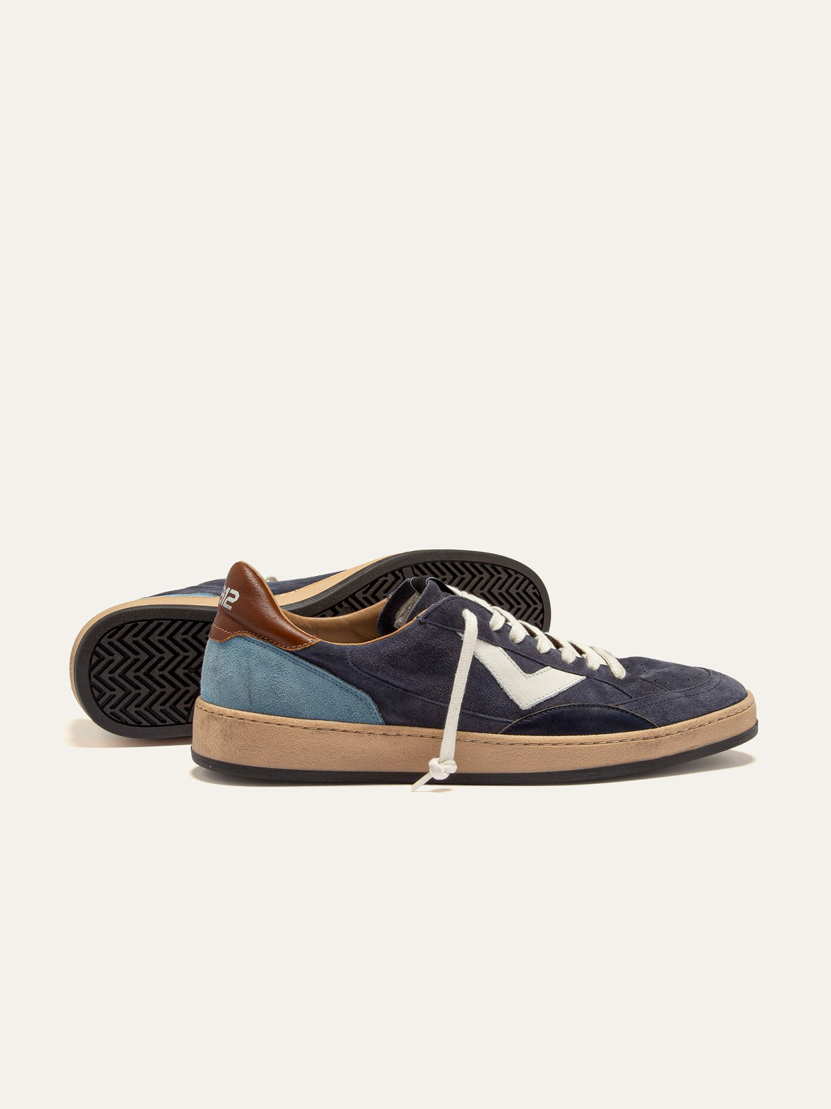 PLAYNEW Sneakers in Navy Blue and Light Blue