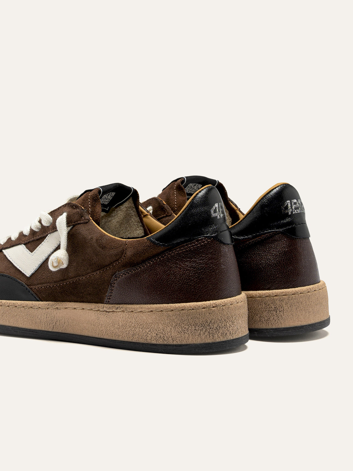 PLAYNEW Sneakers in Brown and Black