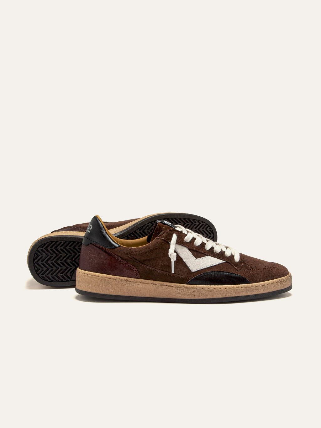 PLAYNEW Sneakers in Brown and Black