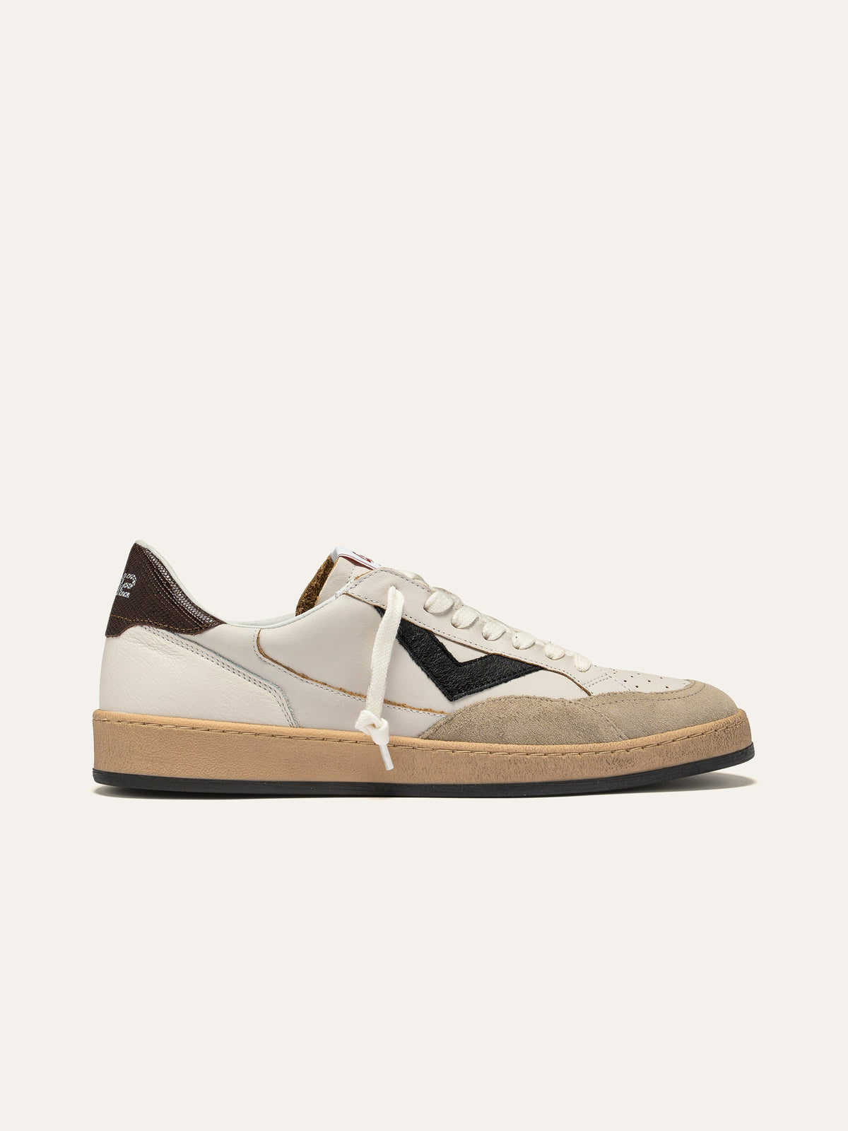 Sneaker PLAYNEW in Pelle Bianca e Nero