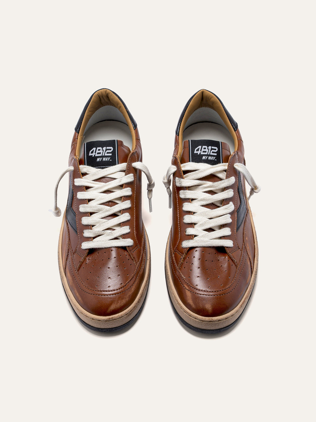 PLAYNEW Sneakers in Copper and Black