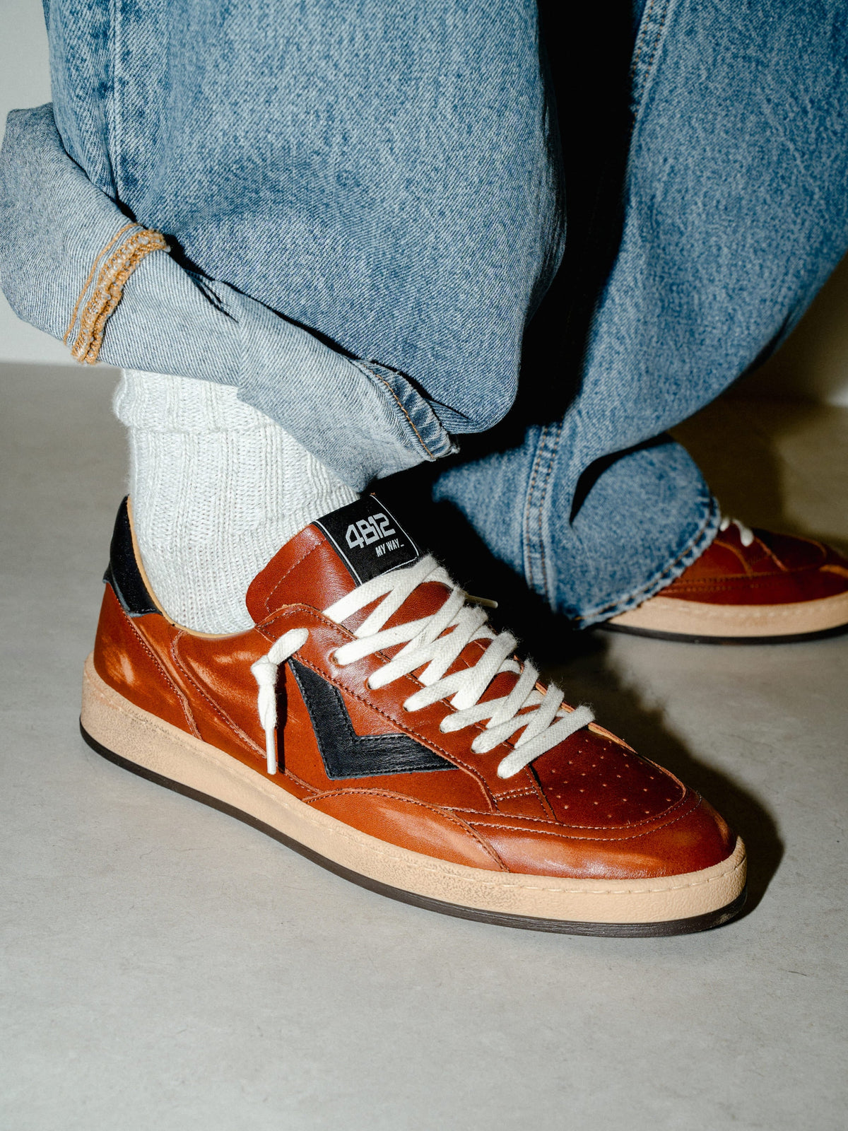 Sneaker PLAYNEW Copper e Nero