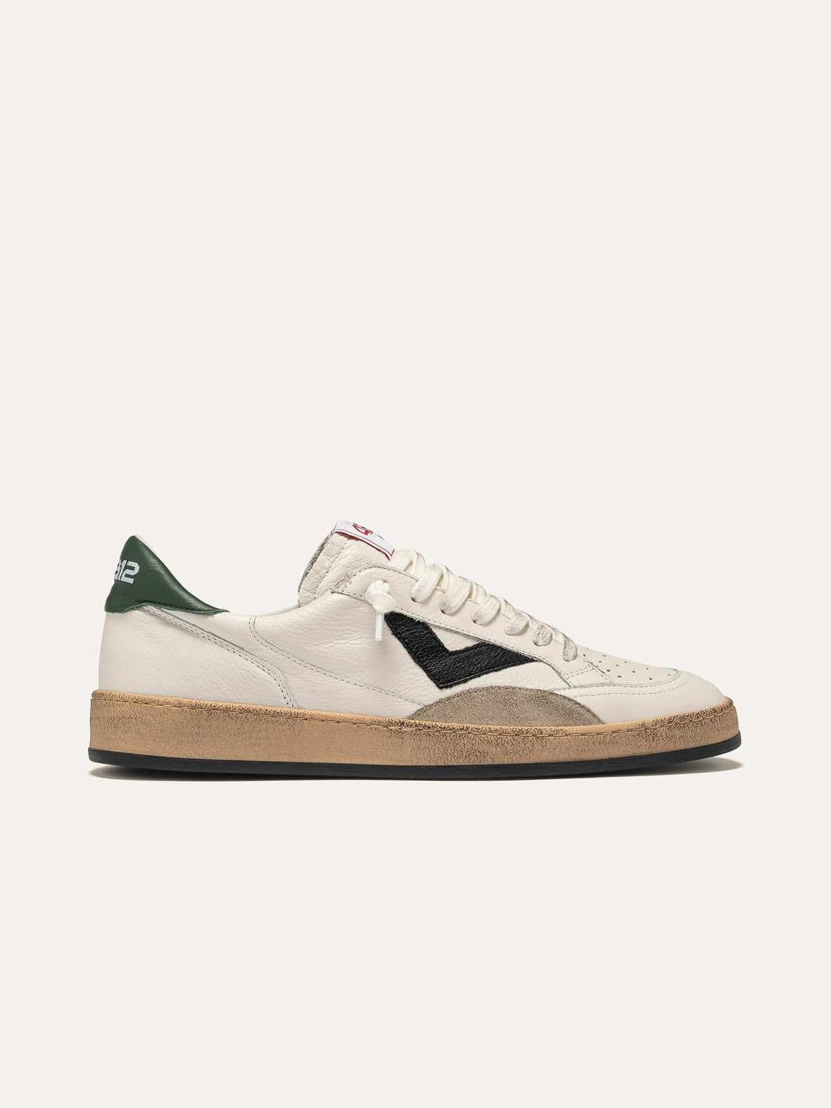 Sneaker PLAYNEW in Pelle Bianca e Nera