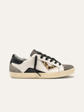 Sneaker SUPRIME in Pelle Bianca e Animalier