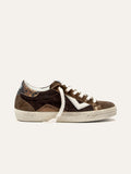 SUPRIME Sneakers in Dark Brown, Bronze and Animalier