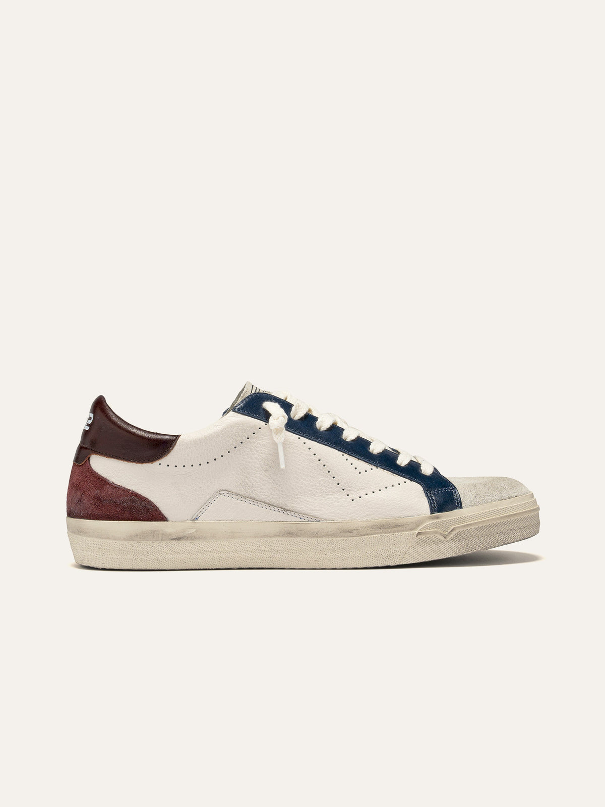 Sneaker SUPRIME in Pelle Bianca e Blu