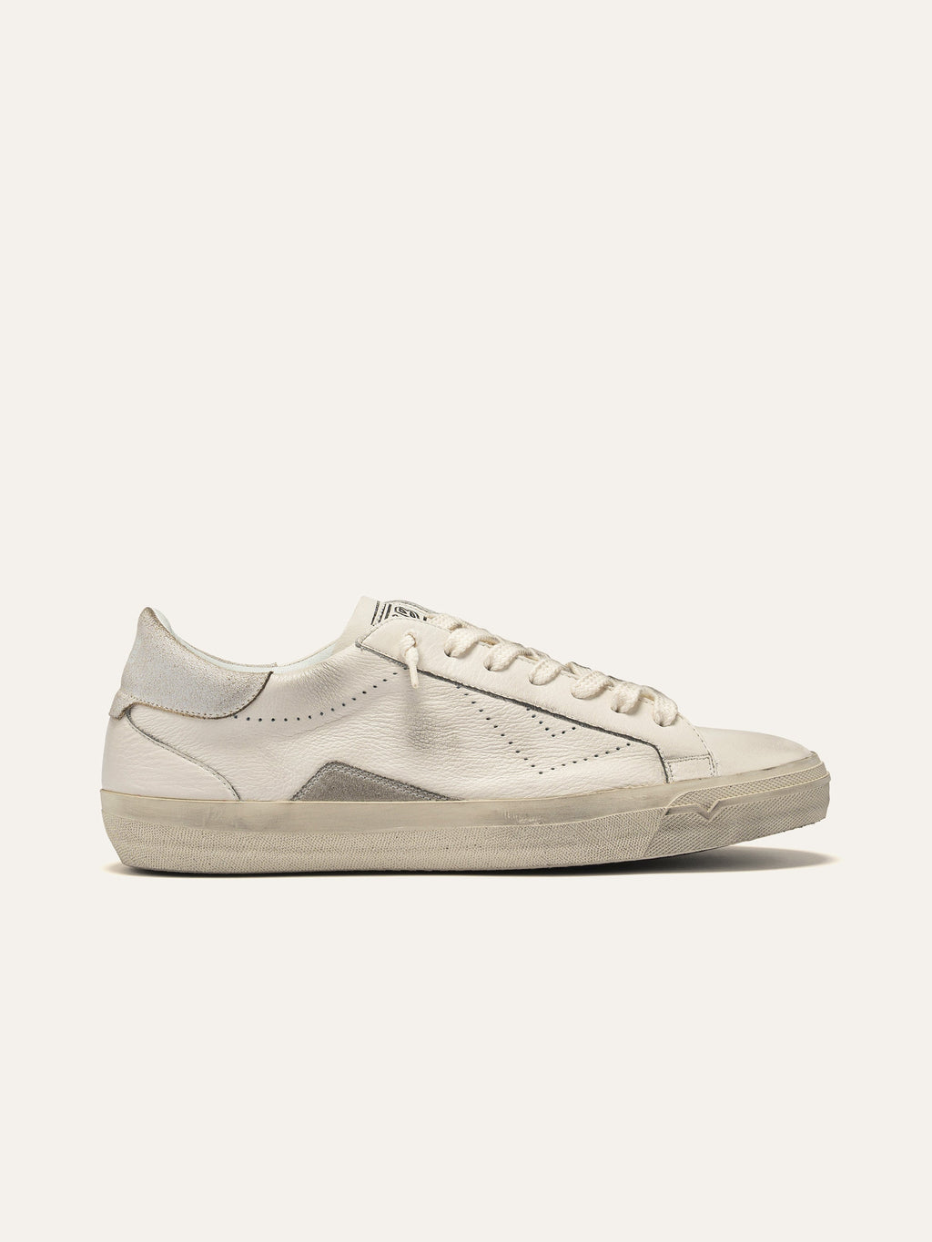 Sneaker SUPRIME in Pelle Bianca e Suede Grigio