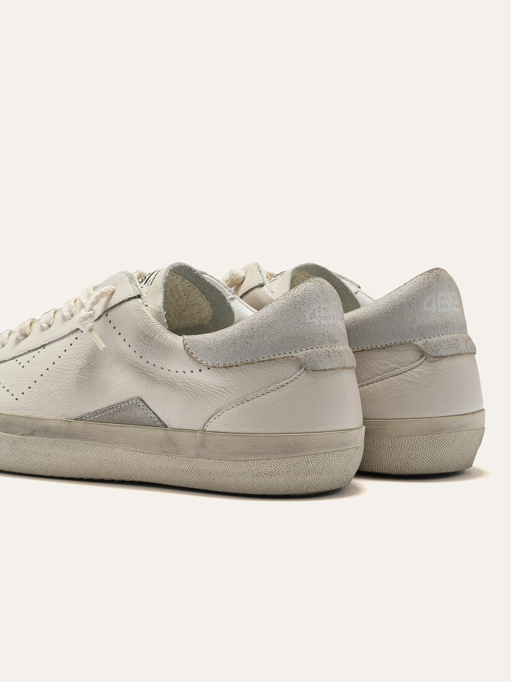 Sneaker SUPRIME in Pelle Bianca e Suede Grigio